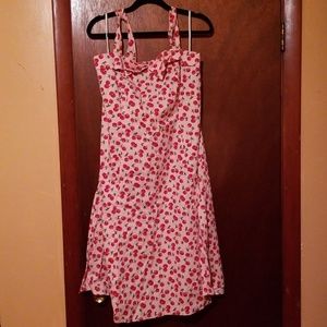 Torrid cherry print halter dress rockabilly sz 20